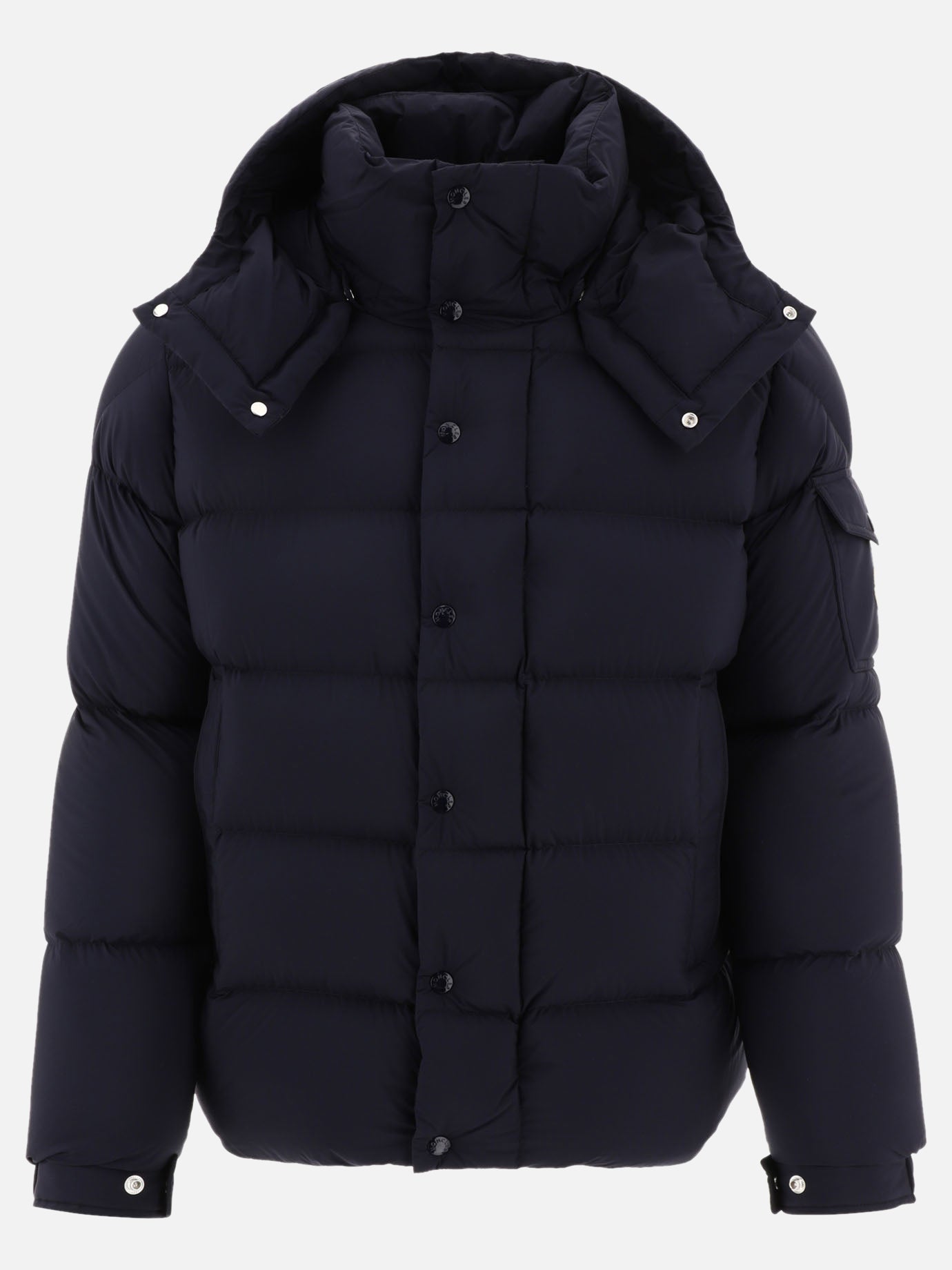 Down coats 100% polyamide - Padding: down and feathers  Blue - Moncler Men | PDP | VIETTI Online Store | thumbnail