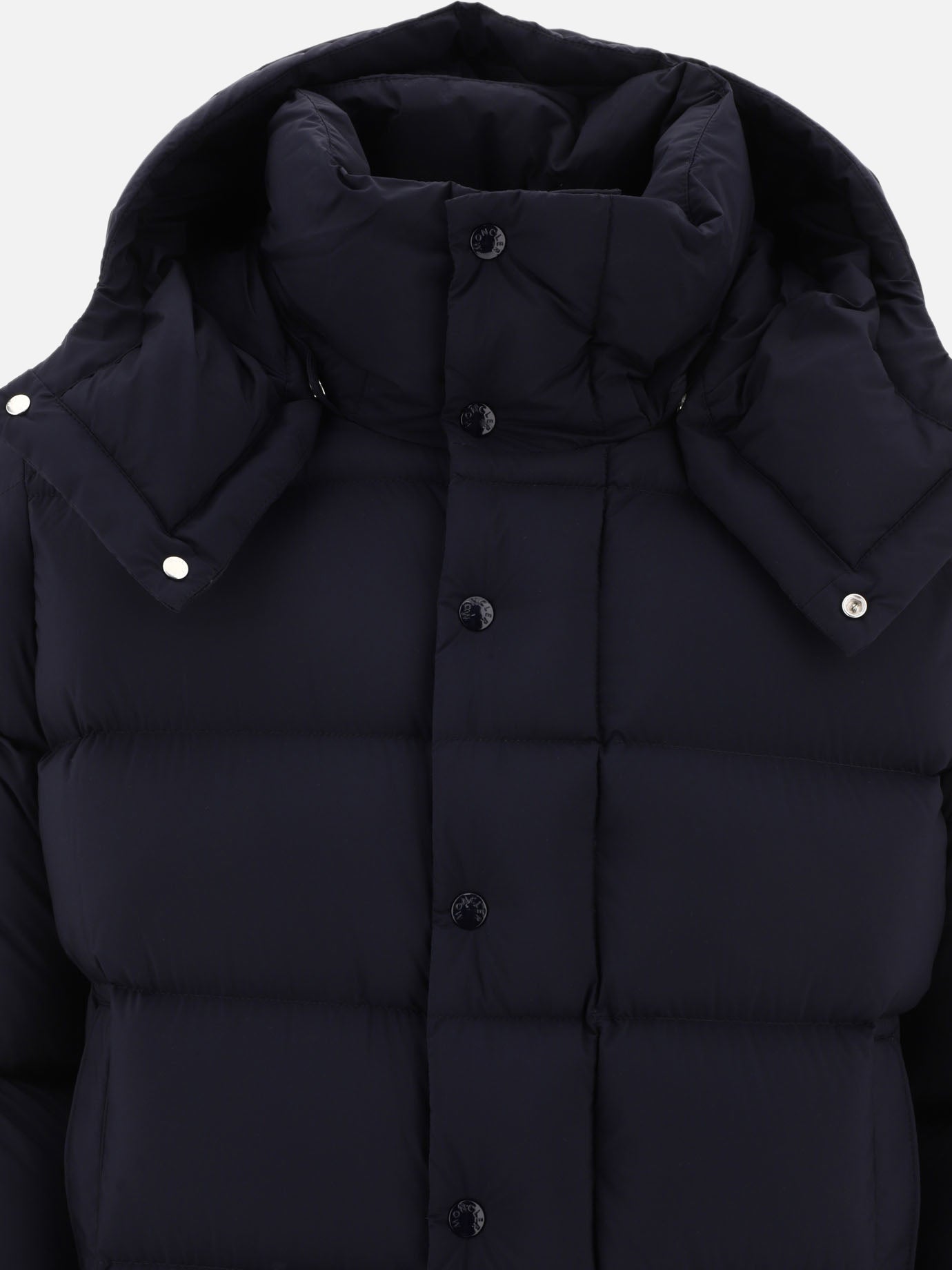 Down coats 100% polyamide - Padding: down and feathers  Blue - Moncler Men | PDP | VIETTI Online Store | thumbnail_3