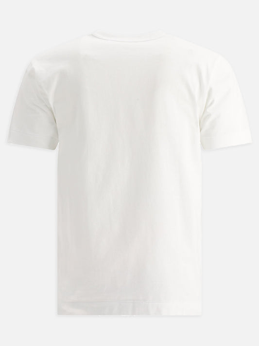 Crewneck t-shirts 100% cotton  White - Comme Des Garçons Play Men | PLP | VIETTI Online Store | 2
