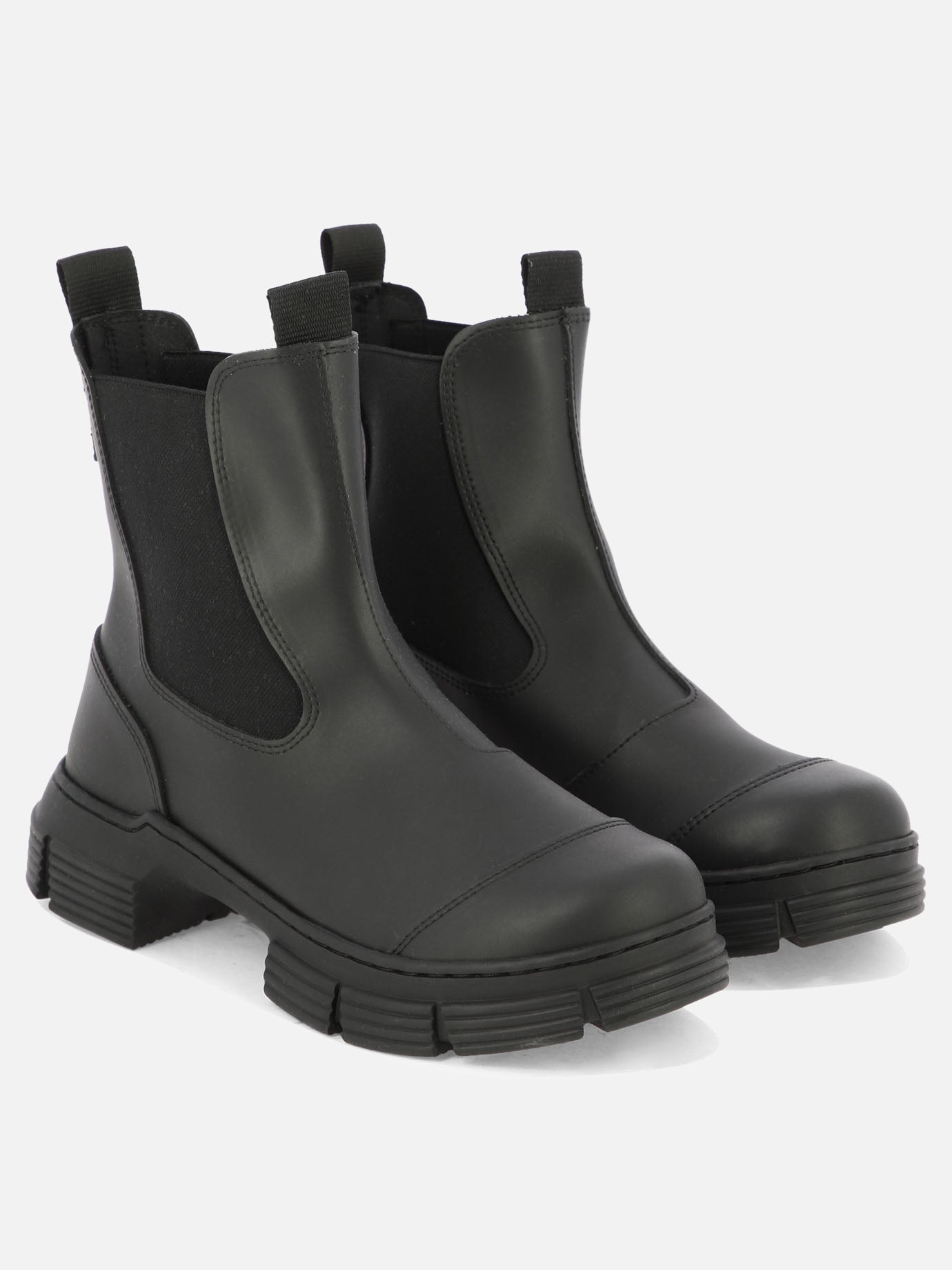 Chelsea boots 100% gomma riciclata - 100% gomma  Black - Ganni Women | PDP | VIETTI Online Store | Zoom-Modal_2
