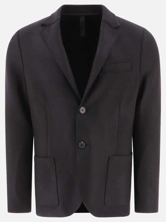Blazers 100% virgin wool  Black - Harris Wharf London Men | PLP | VIETTI Online Store 
