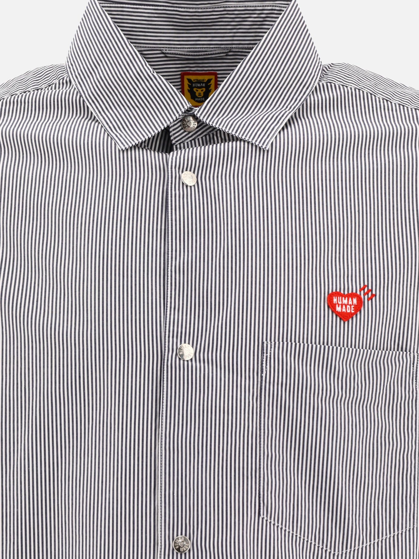 Camicia a righe con logo