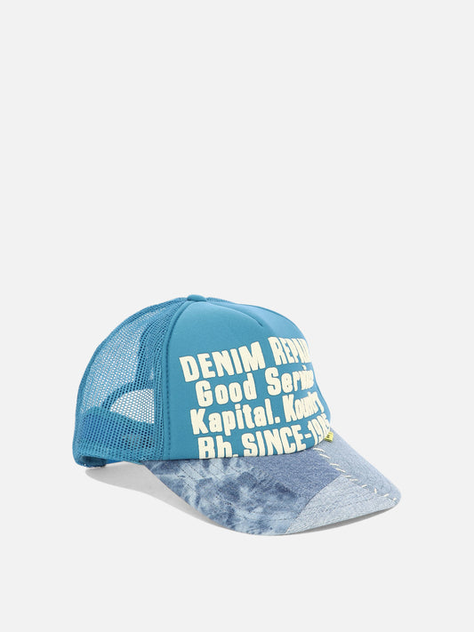 Trucker caps 100% poliestere  Light blue - KAPITAL Men | PLP | VIETTI Online Store | 2
