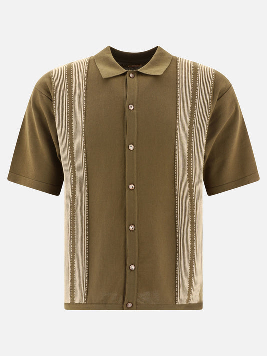 Polo shirts with buttons 100% cotone  Green - KAPITAL Men | PLP | VIETTI Online Store 
