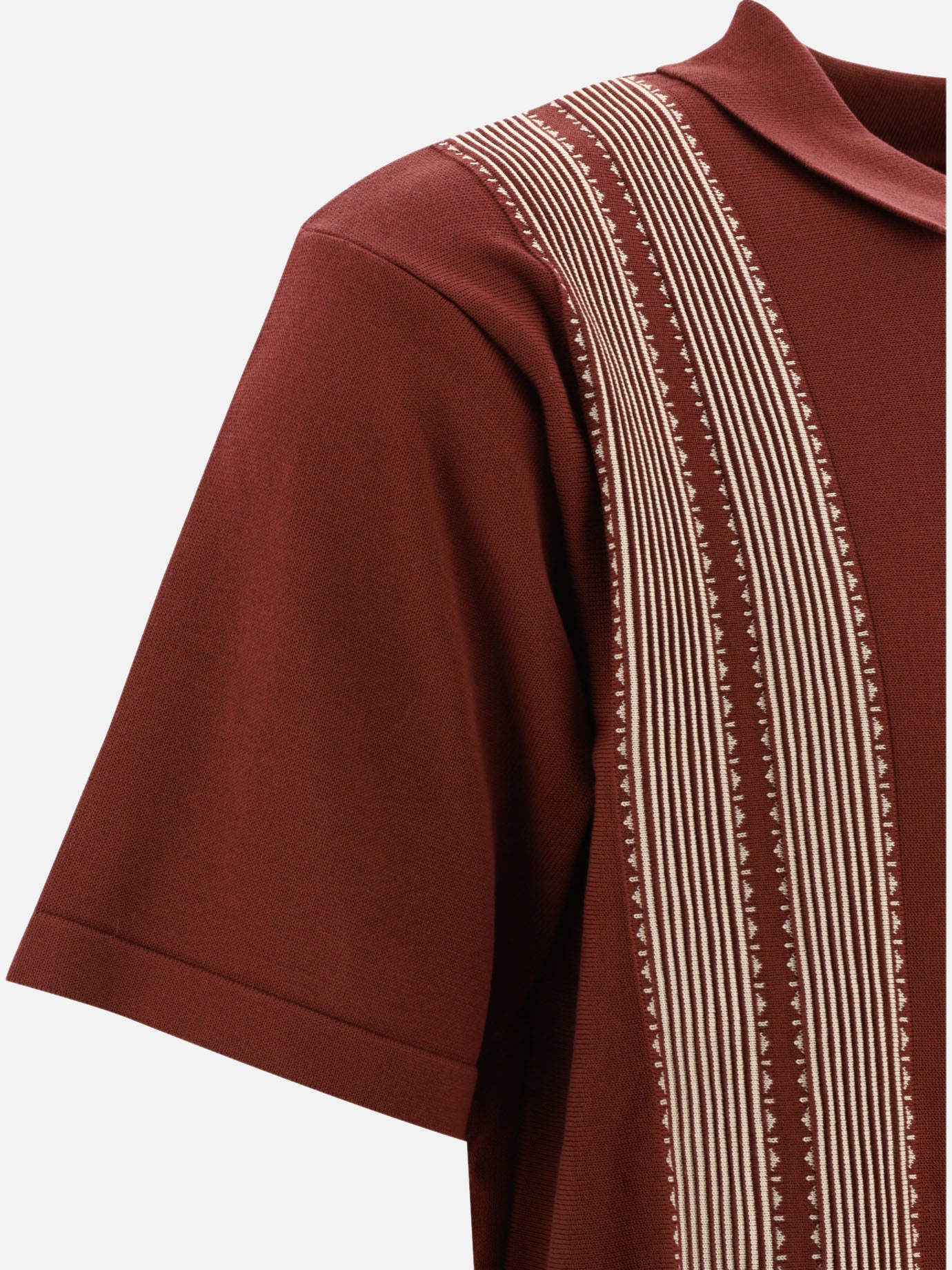 Polo shirts with buttons 100% cotone  Bordeaux - KAPITAL Men | PDP | VIETTI Online Store | thumbnail_4
