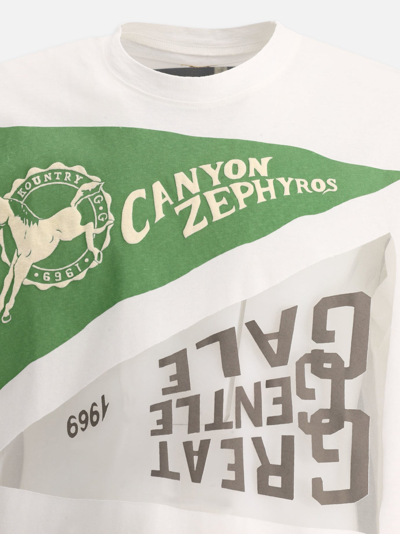 Crewneck t-shirts 100% cotone  White - KAPITAL Men | PDP | VIETTI Online Store | Zoom-Modal_3
