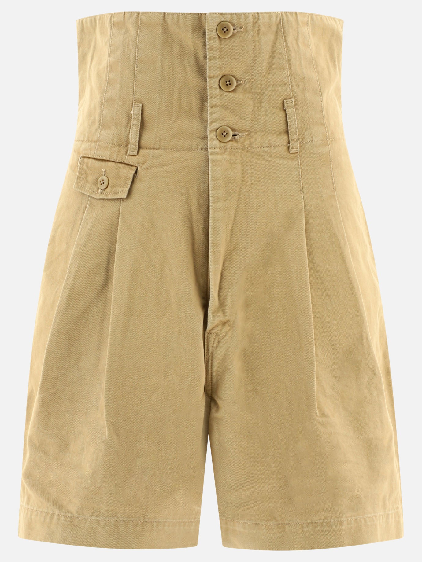 Formal shorts 100% cotone  Beige - KAPITAL Men | PDP | VIETTI Online Store | Zoom-Modal
