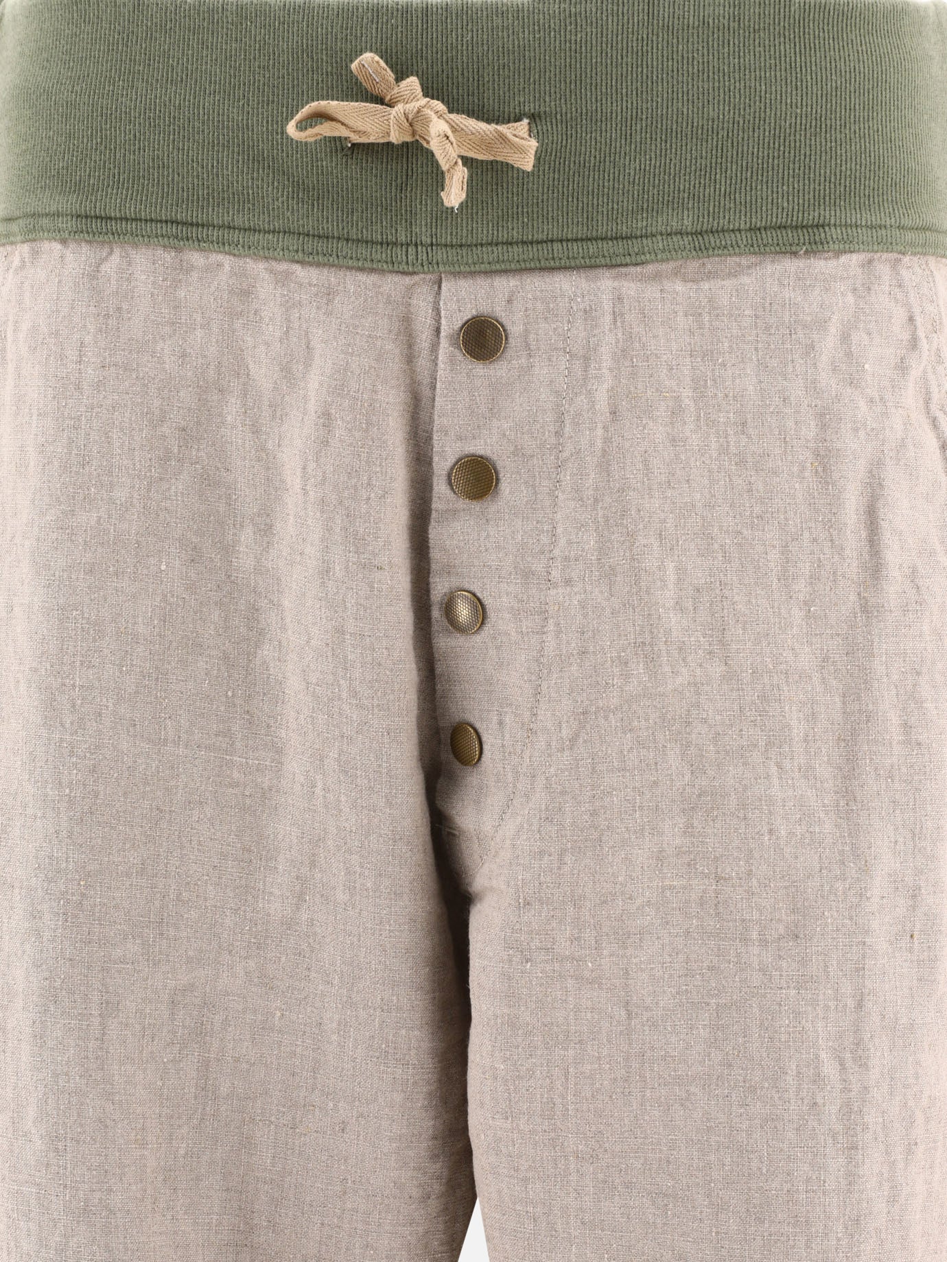 Leisure trousers 100% linen  Beige - KAPITAL Men | PDP | VIETTI Online Store | thumbnail_3