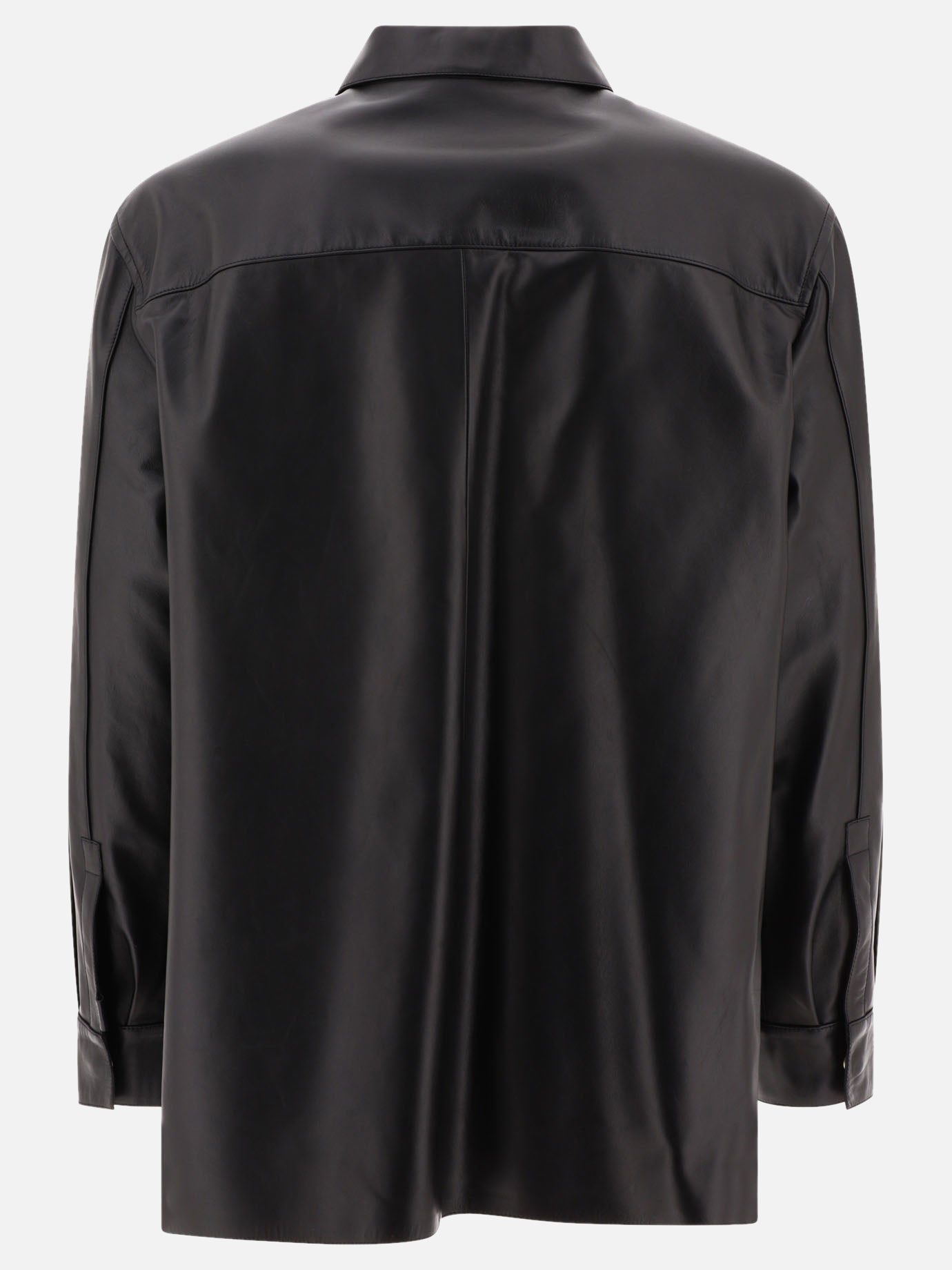 Overshirt jackets 100% nappa  Black - Loewe Men | PDP | VIETTI Online Store | Zoom-Modal_2
