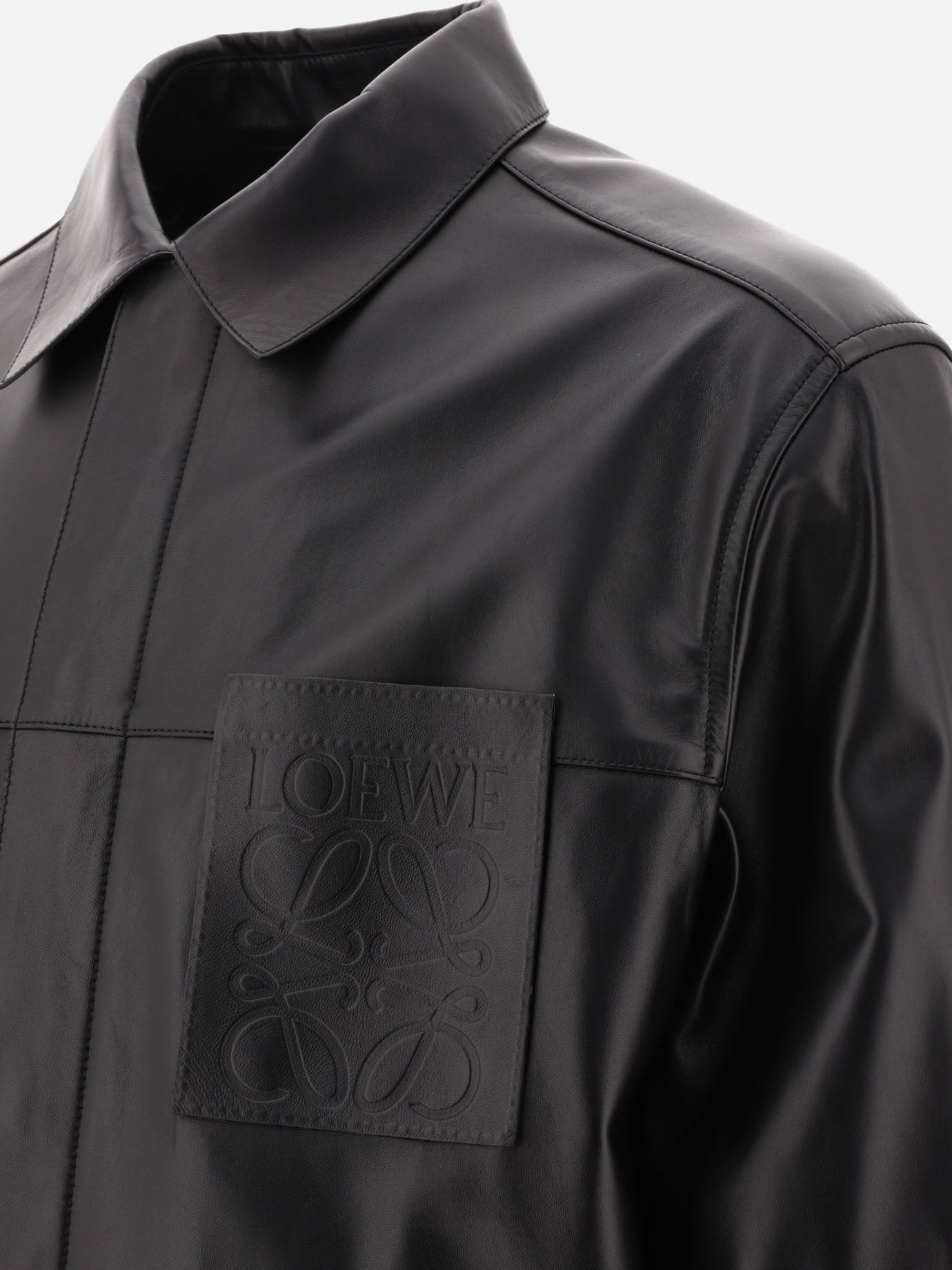 Overshirt jackets 100% nappa  Black - Loewe Men | PDP | VIETTI Online Store | Zoom-Modal_4
