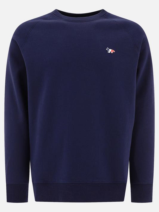 Crewnecks 100% cotone  Blue - Maison Kitsuné Men | PLP | VIETTI Online Store 
