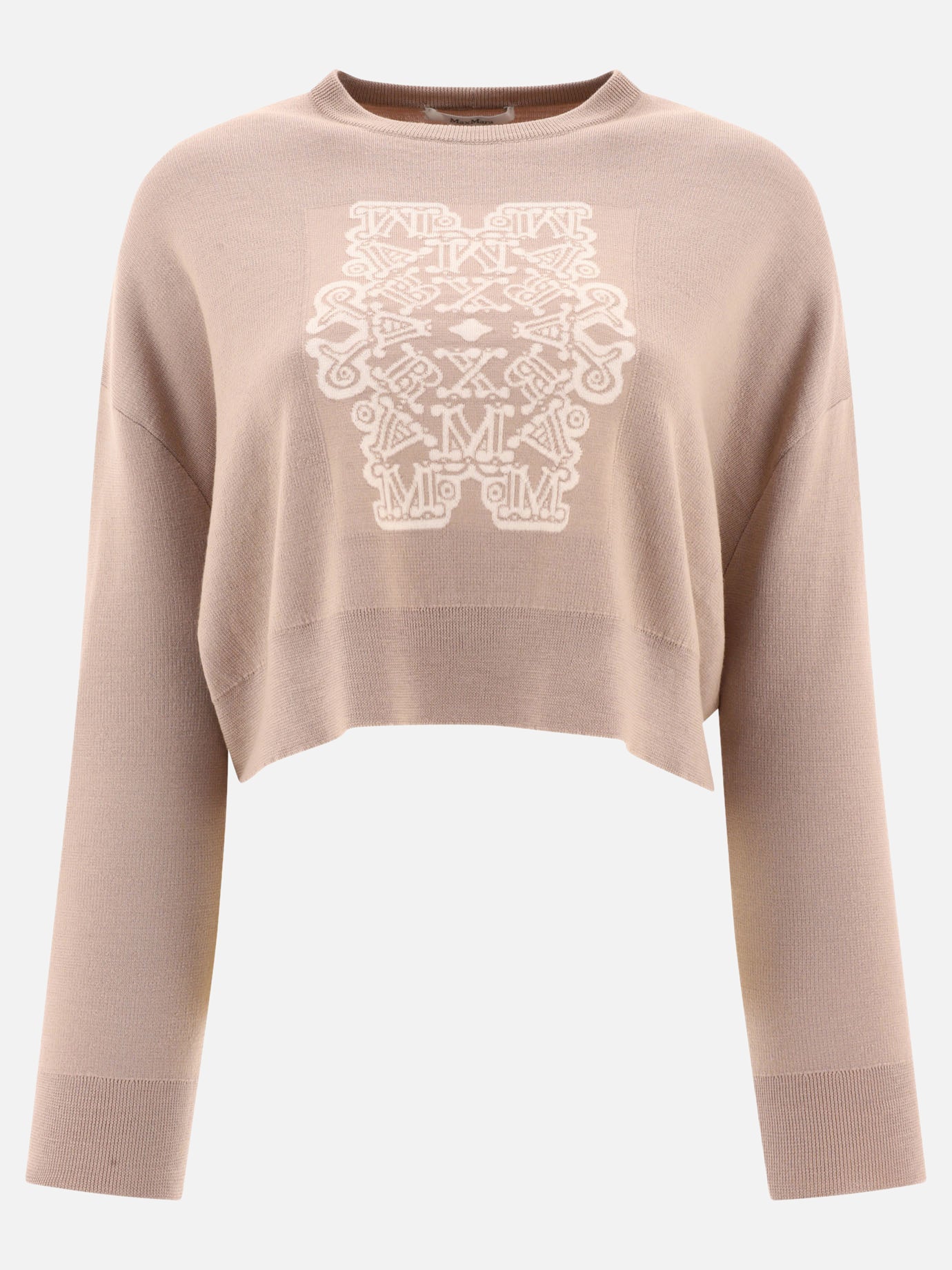 Crewneck sweaters 100% lana vergine  Beige - Max Mara Women | PDP | VIETTI Online Store | Zoom-Modal
