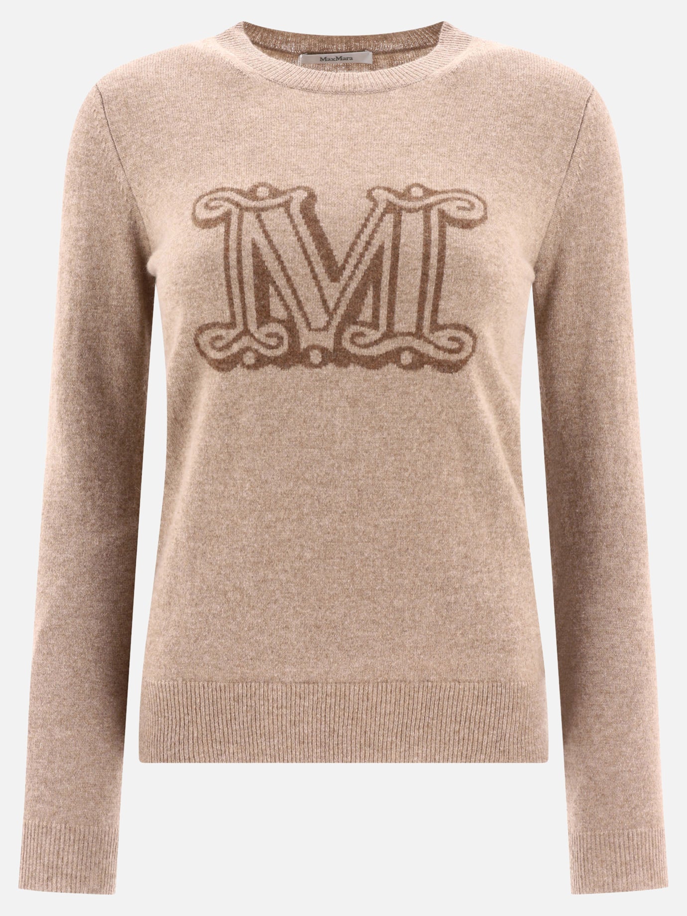 Crewneck sweaters 100% cashemere  Brown - Max Mara Women | PDP | VIETTI Online Store | Zoom-Modal
