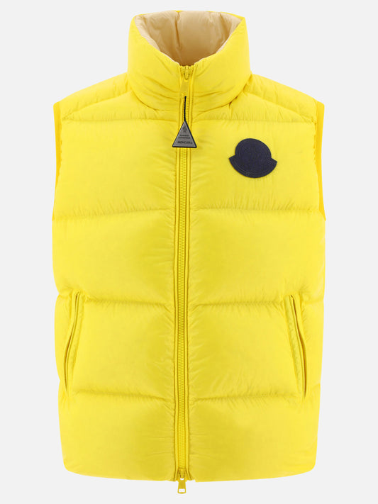 Vest jackets 100% poliammide - Imbottitura: piumino e piuma  Yellow - Moncler Men | PLP | VIETTI Online Store 
