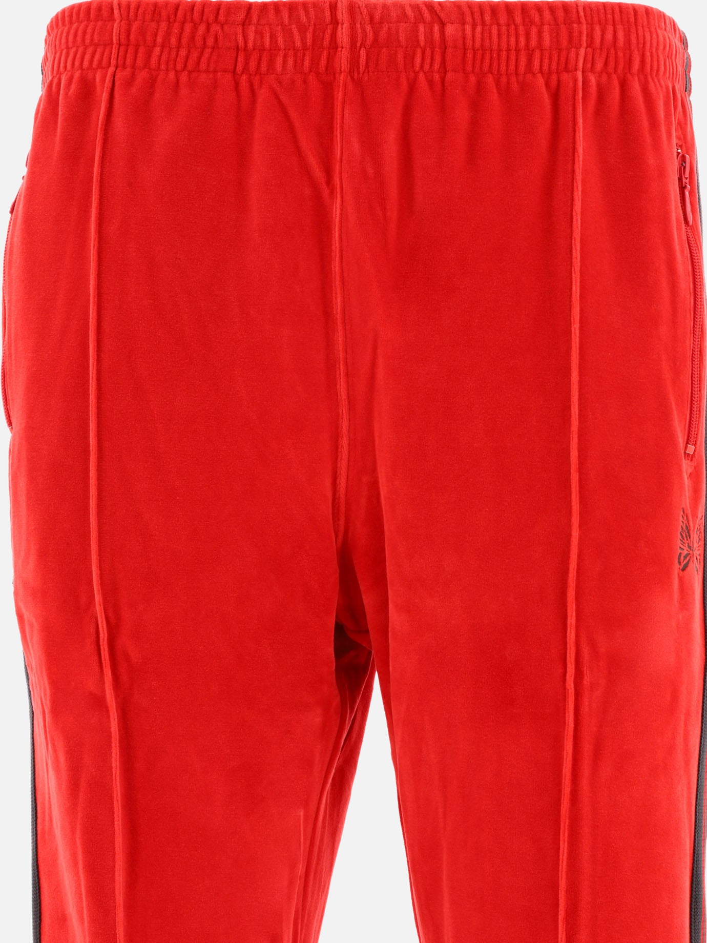 Velour track trousers