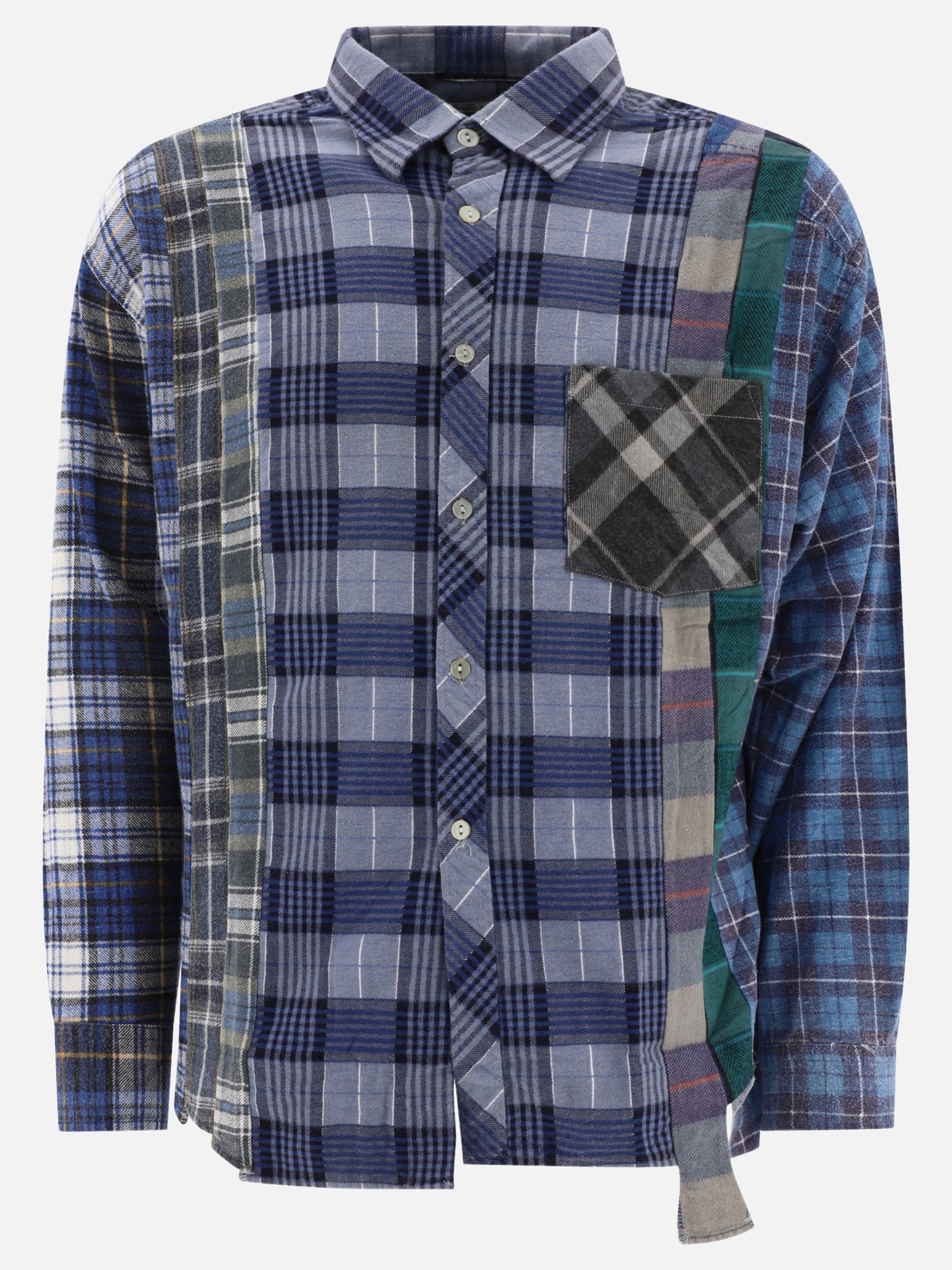 Casual shirts 100% cotton  Blue - Needles Men | PDP | VIETTI Online Store | Zoom-Modal
