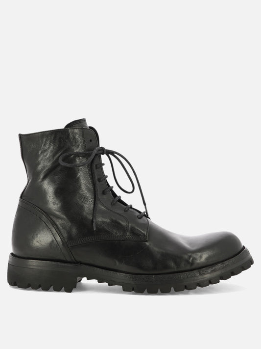 Lace-up boots 100% pelle - 100% gomma  Black - Officine Creative Men | PLP | VIETTI Online Store 
