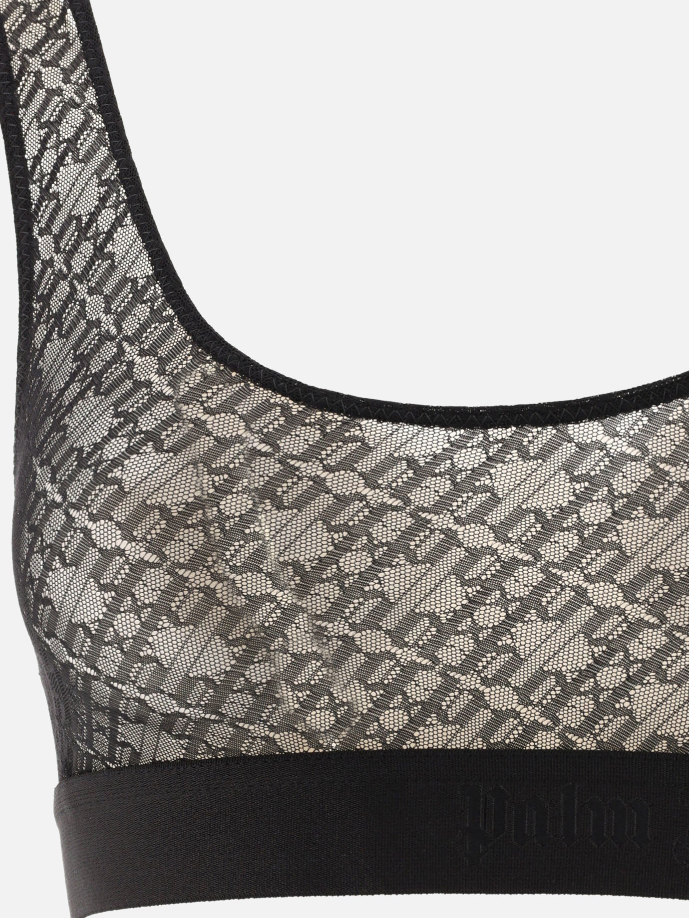 "Lace Classic Logo" bralette