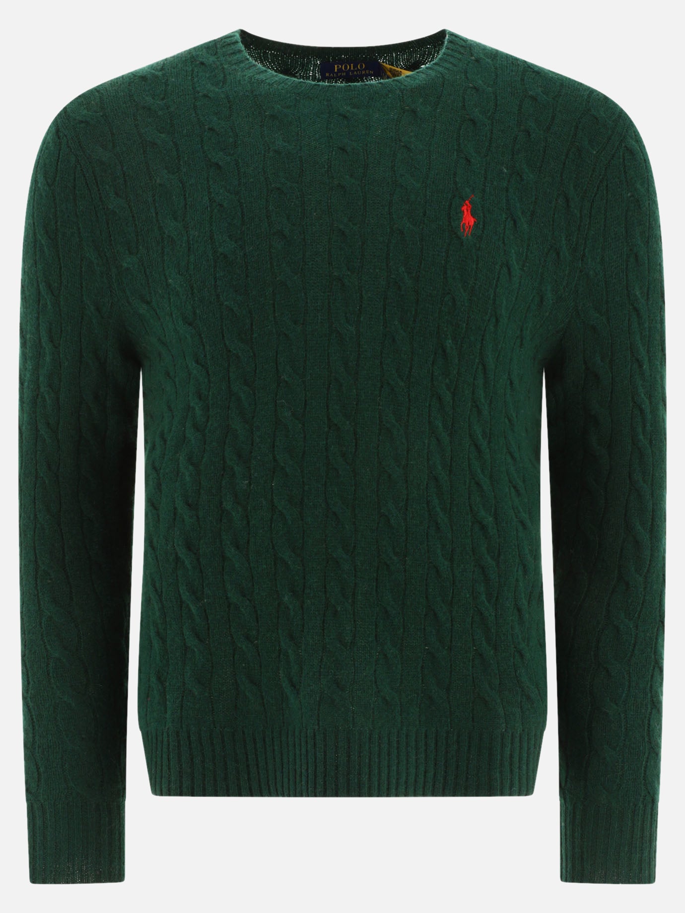 Crewneck sweaters Logo  Green - Polo Ralph Lauren Men | PDP | VIETTI Online Store | Zoom-Modal
