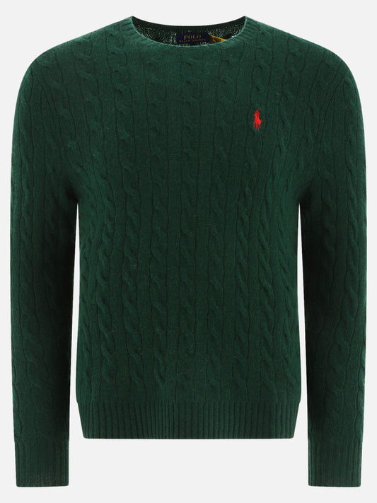 Crewneck sweaters Logo  Green - Polo Ralph Lauren Men | PLP | VIETTI Online Store 
