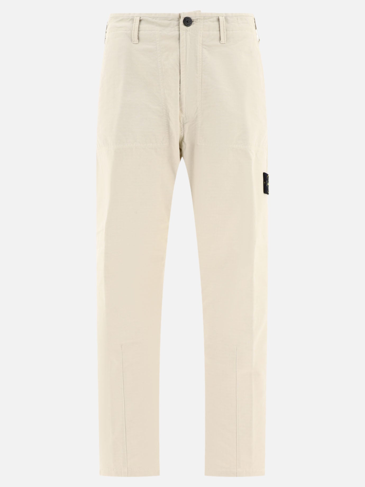 Technical trousers 100% cotton  Beige - Stone Island Men | PDP | VIETTI Online Store | Zoom-Modal

