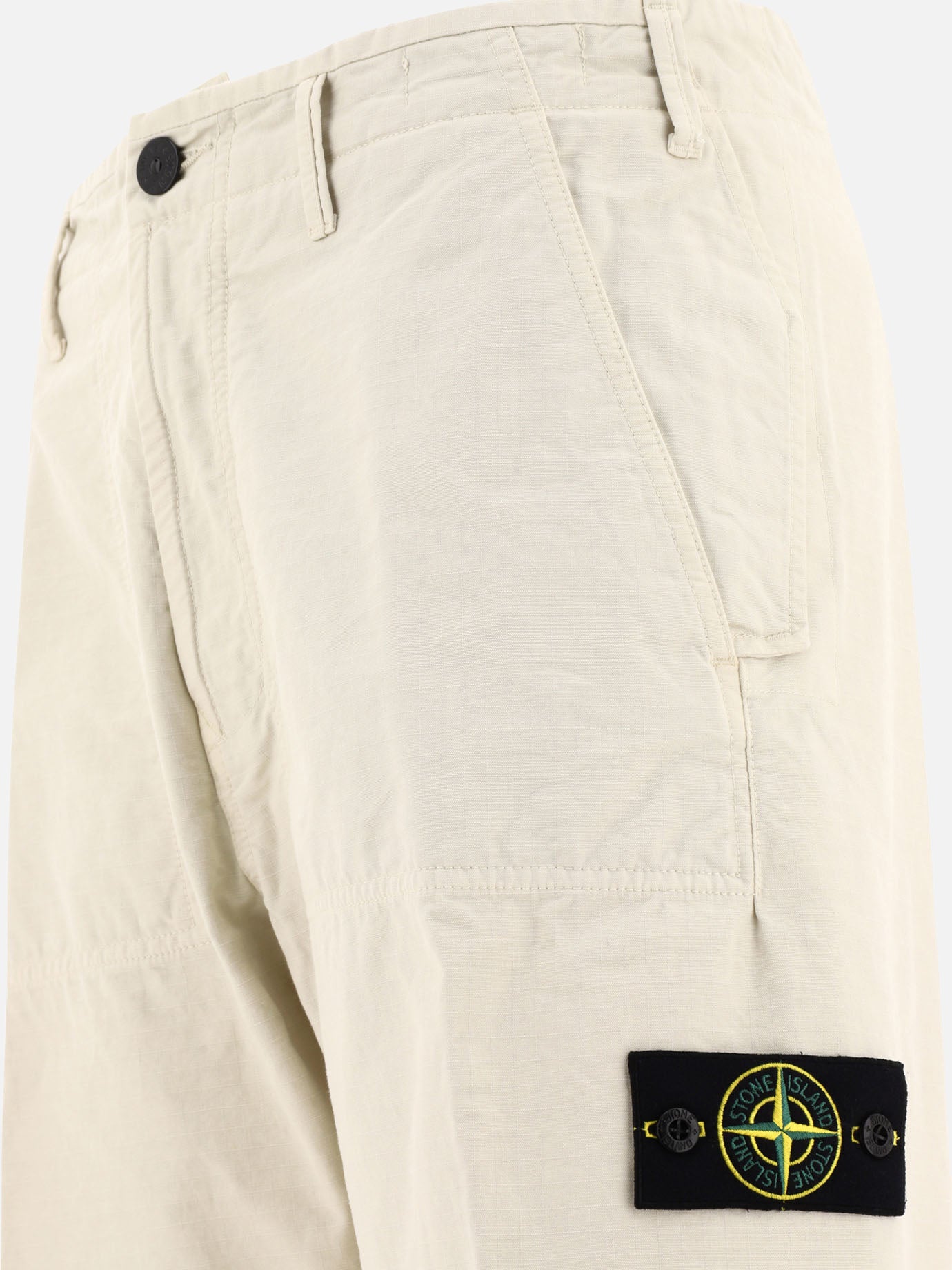Technical trousers 100% cotton  Beige - Stone Island Men | PDP | VIETTI Online Store | Zoom-Modal_4

