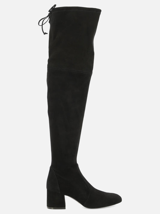 Over the knee 100% suede - 100% leather  Black - Stuart Weitzman Women | PLP | VIETTI Online Store 
