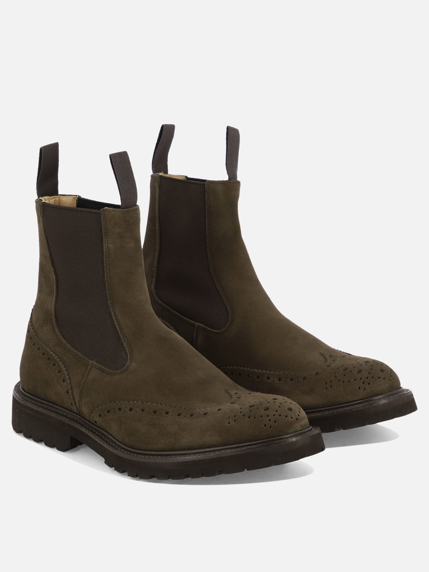 Chelsea boots 100% scamosciato - 100% gomma  Brown - Tricker&#39;s Men | PDP | VIETTI Online Store | thumbnail_2