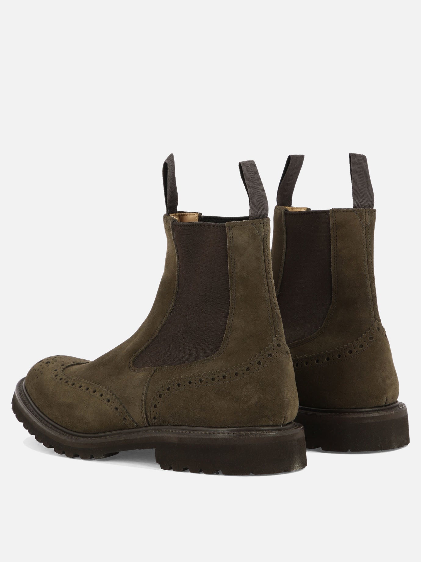 Chelsea boots 100% scamosciato - 100% gomma  Brown - Tricker&#39;s Men | PDP | VIETTI Online Store | thumbnail_4