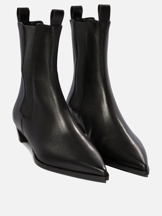 Pull-on boots 100% leather - 70% leather 30% rubber  Black - Aeyde Women | PLP | VIETTI Online Store | 2
