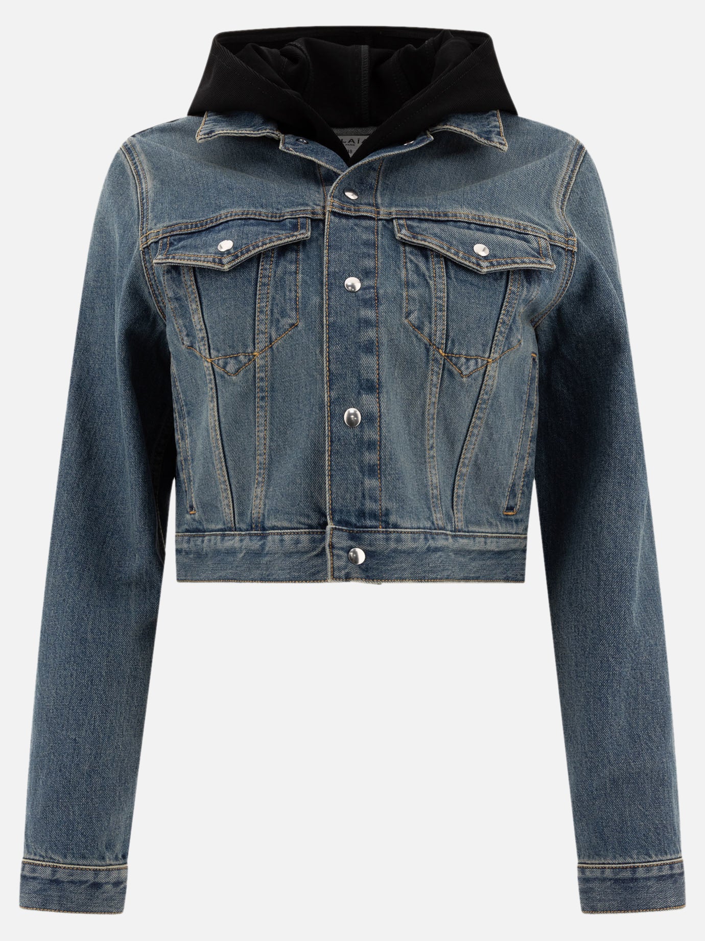 Denim jackets Solid colour  Blue - Alaïa Women | PDP | VIETTI Online Store | thumbnail