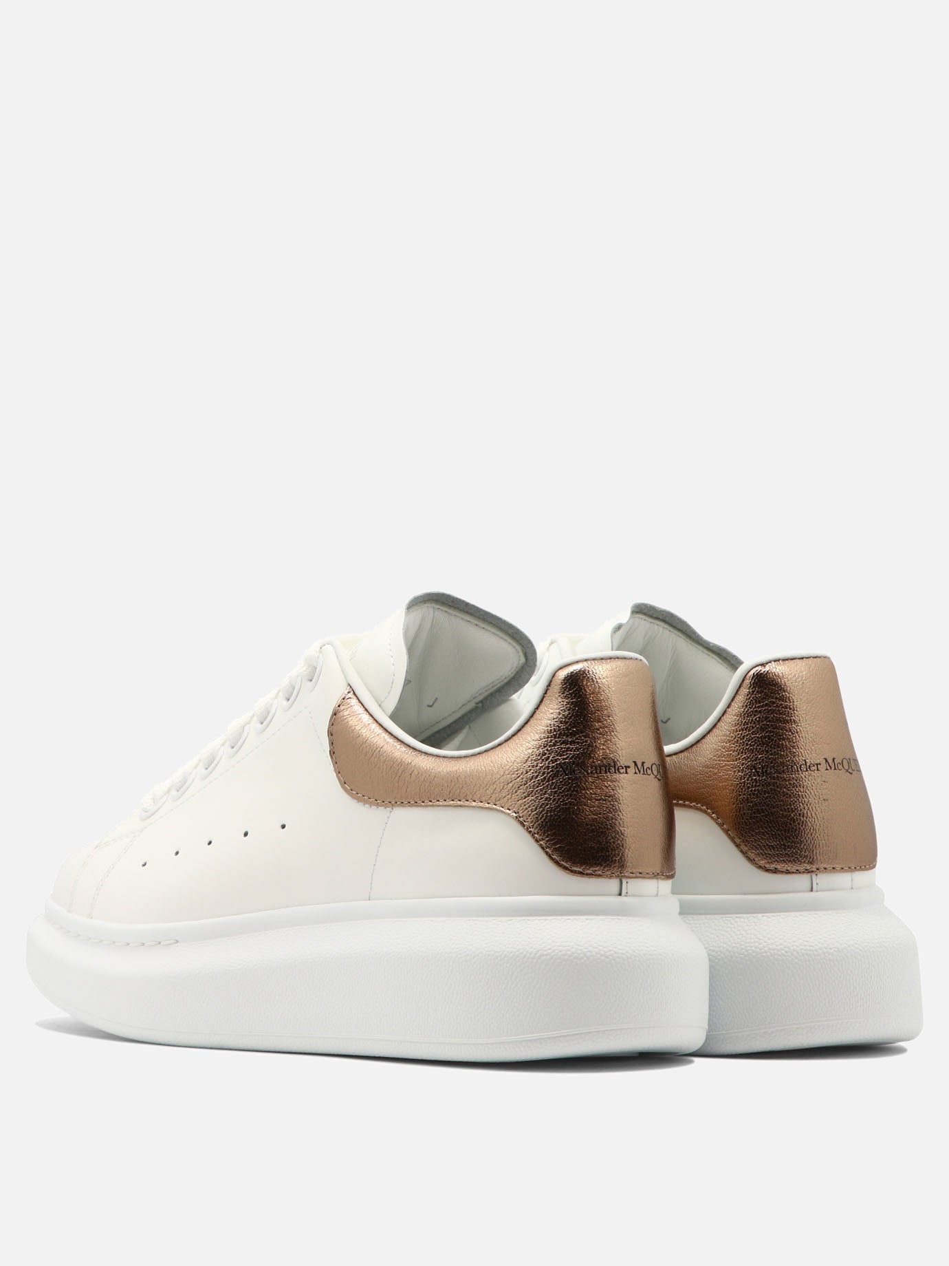 Low top sneakers 100% leather - 100% rubber  White - Alexander McQueen Women | PDP | VIETTI Online Store | thumbnail_4