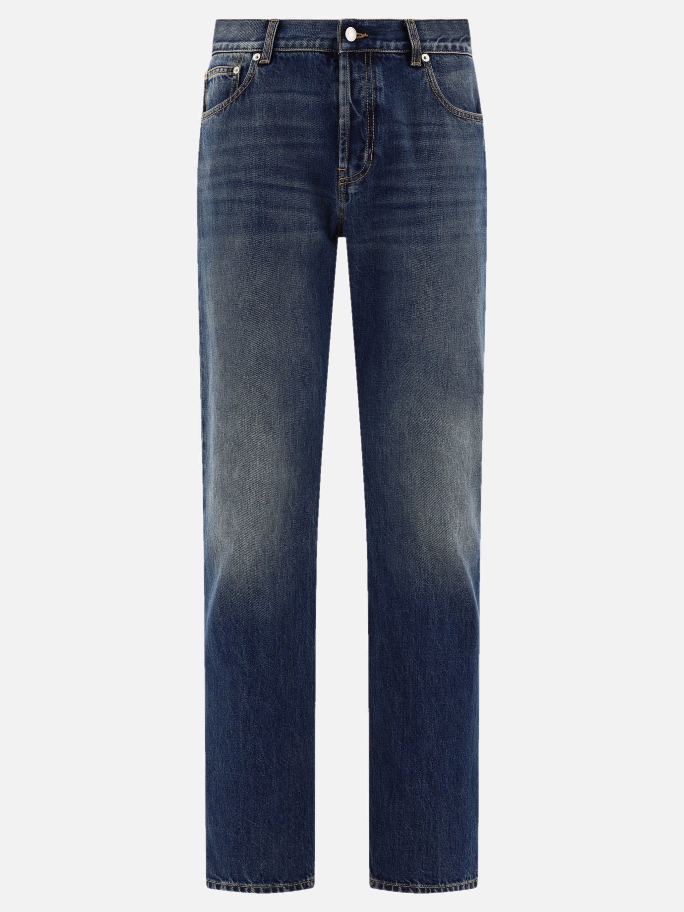 Alexander McQueen Jeans with logo detail Blue