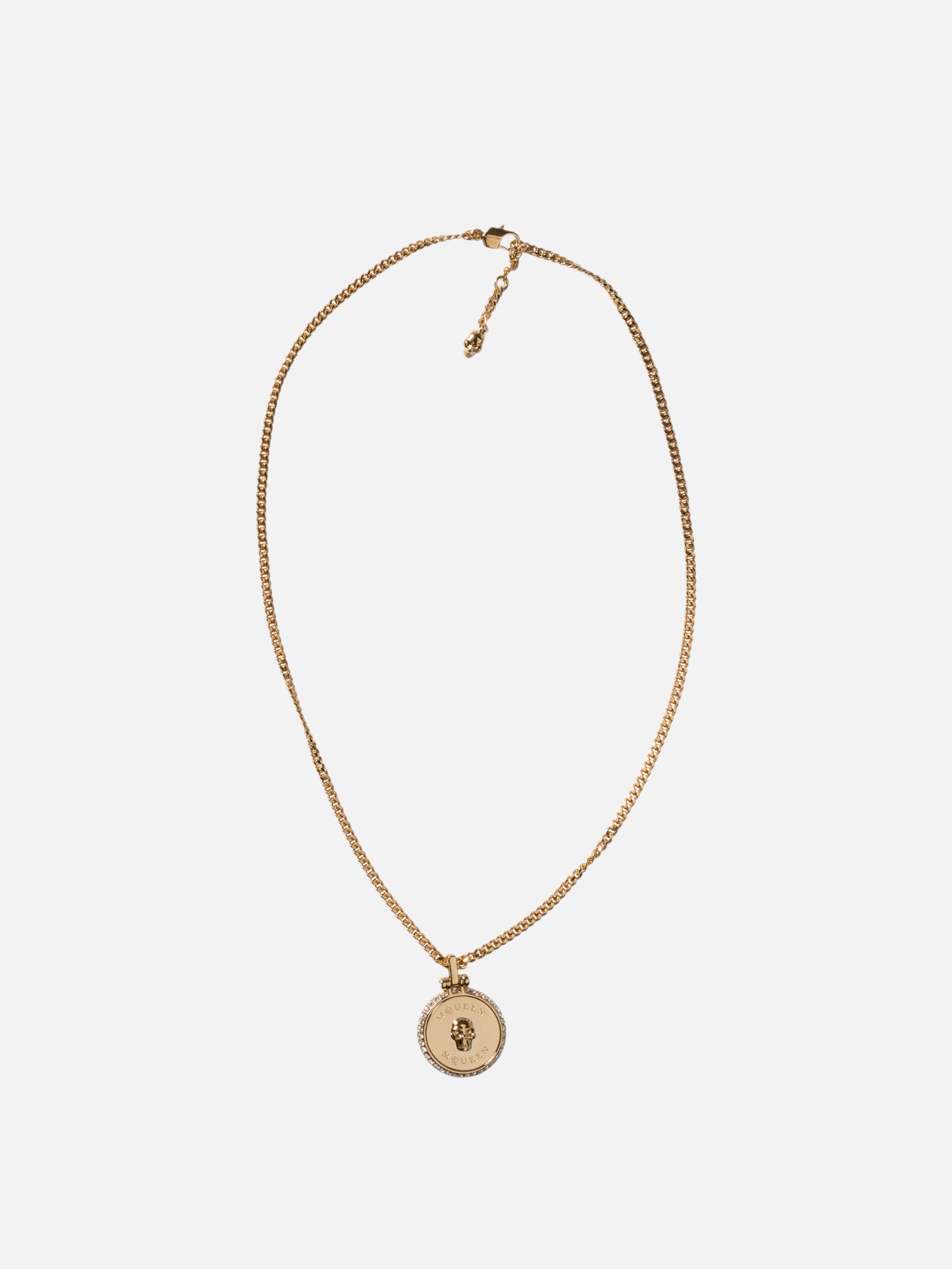 Alexander McQueen "Sovereign Skull" necklace Gold