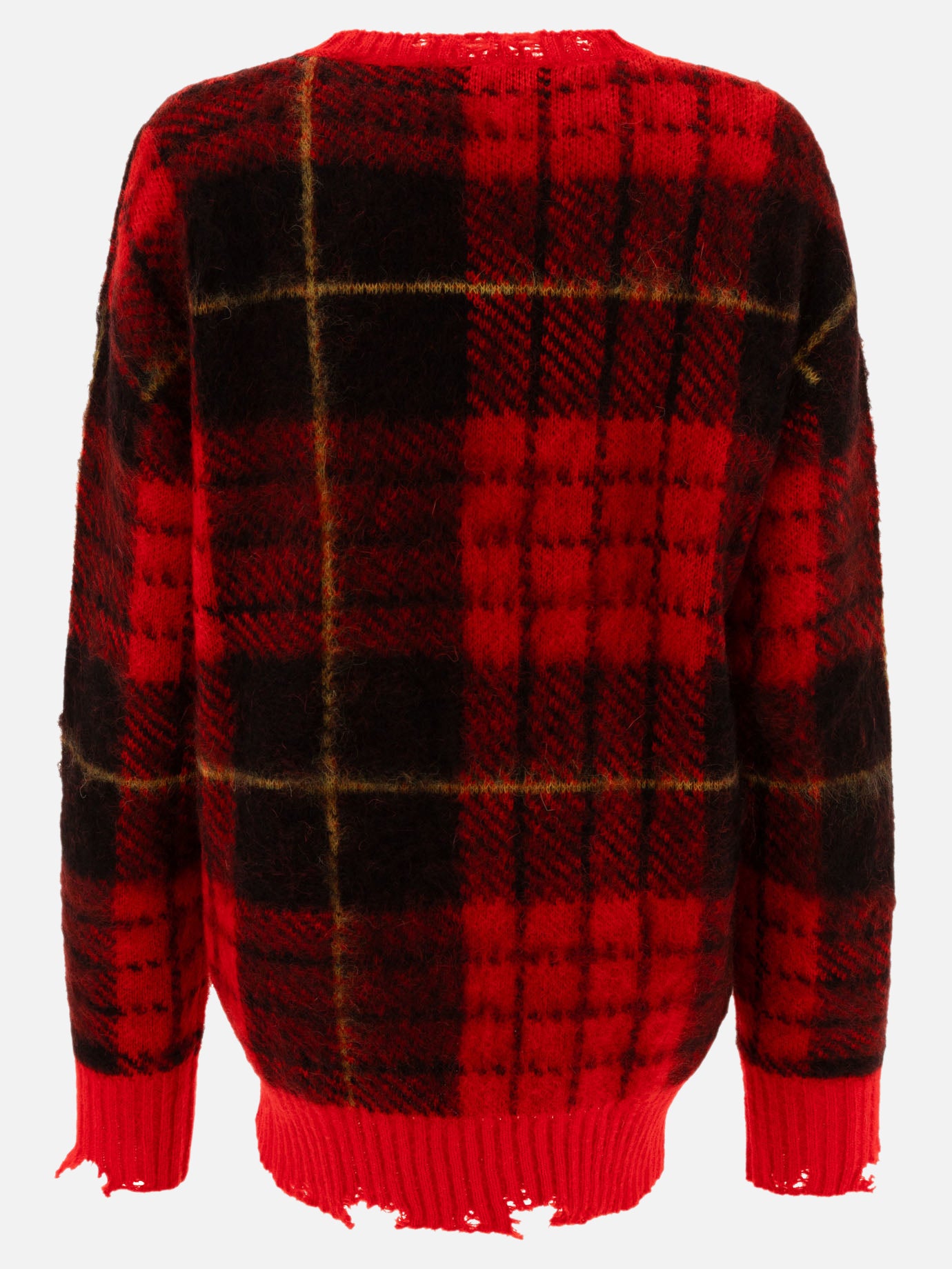 Maglione "Tartan Distressed"