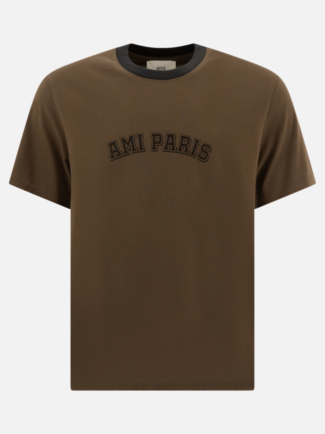 Ami Paris "Ami Paris" t-shirt Brown