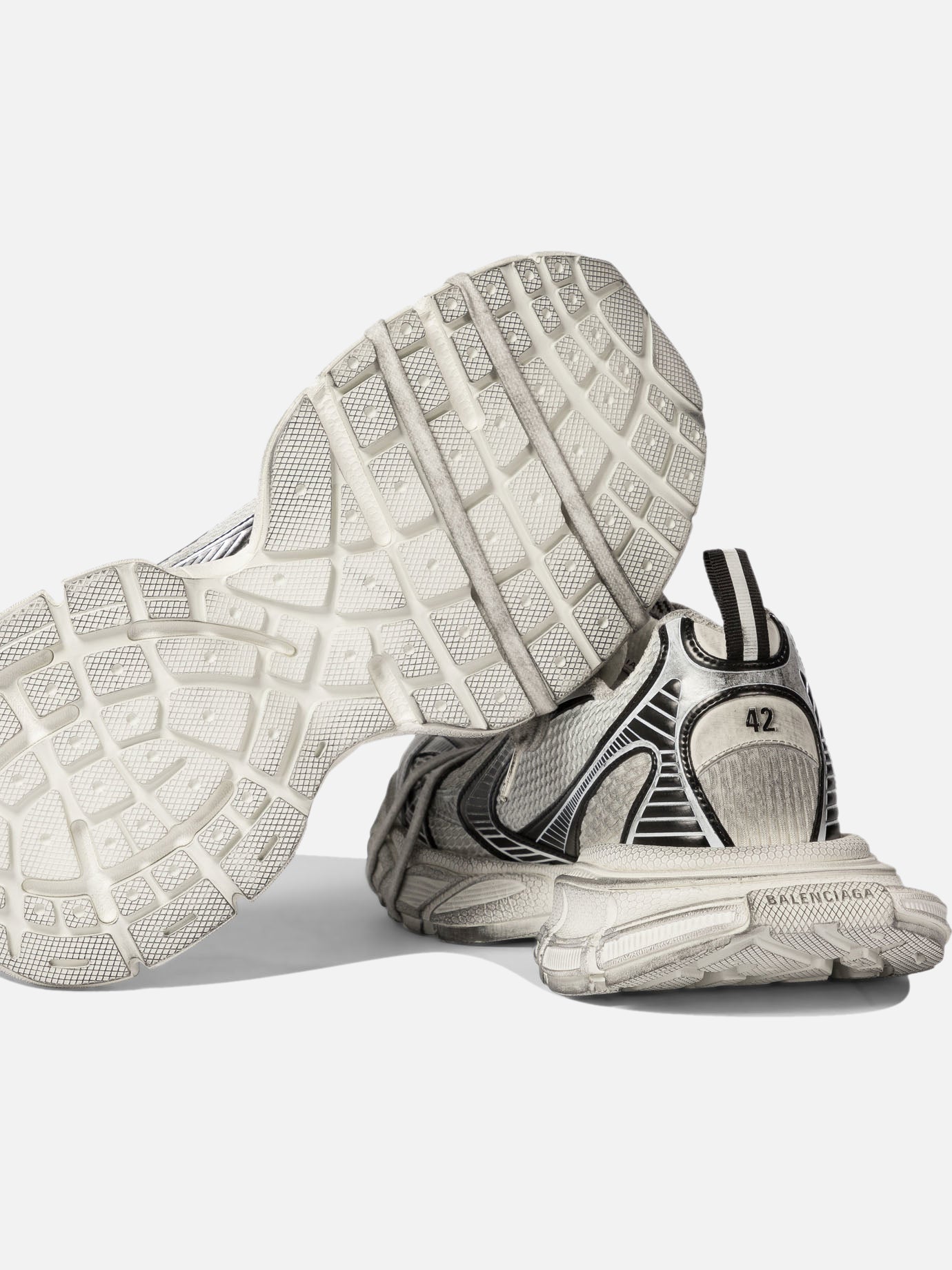 Low top sneakers 55% polyurethane 45% polyester - 100% rubber  White - Balenciaga Men | PDP | VIETTI Online Store | Zoom-Modal_5
