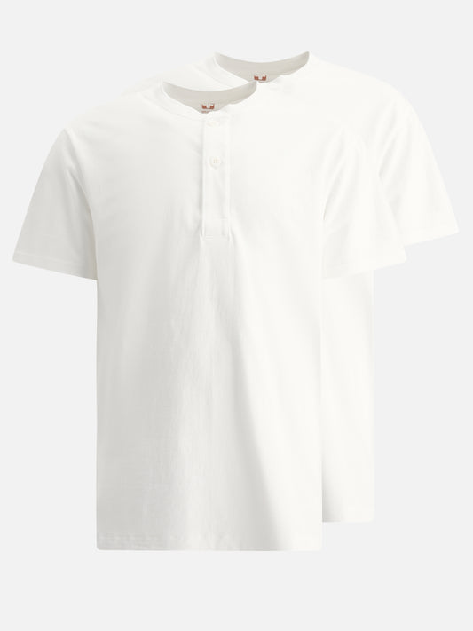 Henley t-shirts Solid colour  White - Beams Plus Men | PDP | VIETTI Online Store 
