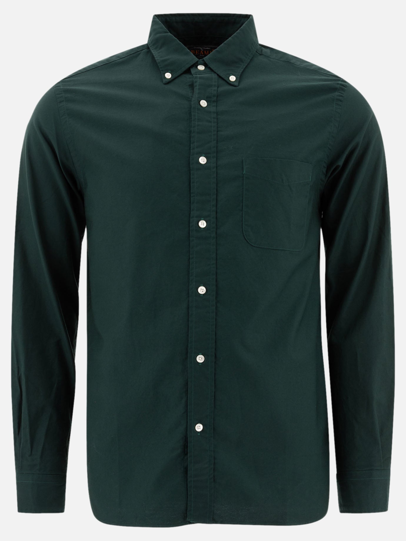 Beams Plus &quot;BD Color Oxford&quot; Shirt 15050101_S Green thumbnail_1