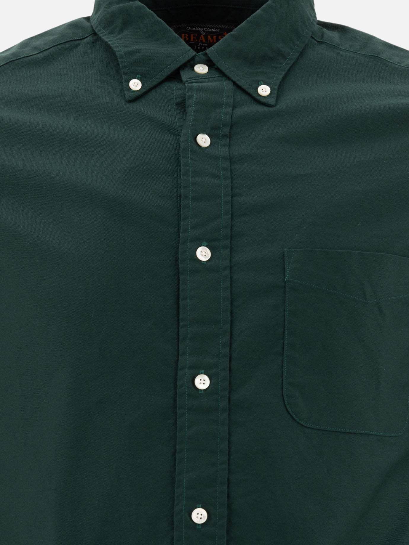 Beams Plus "BD Color Oxford" Shirt Green
