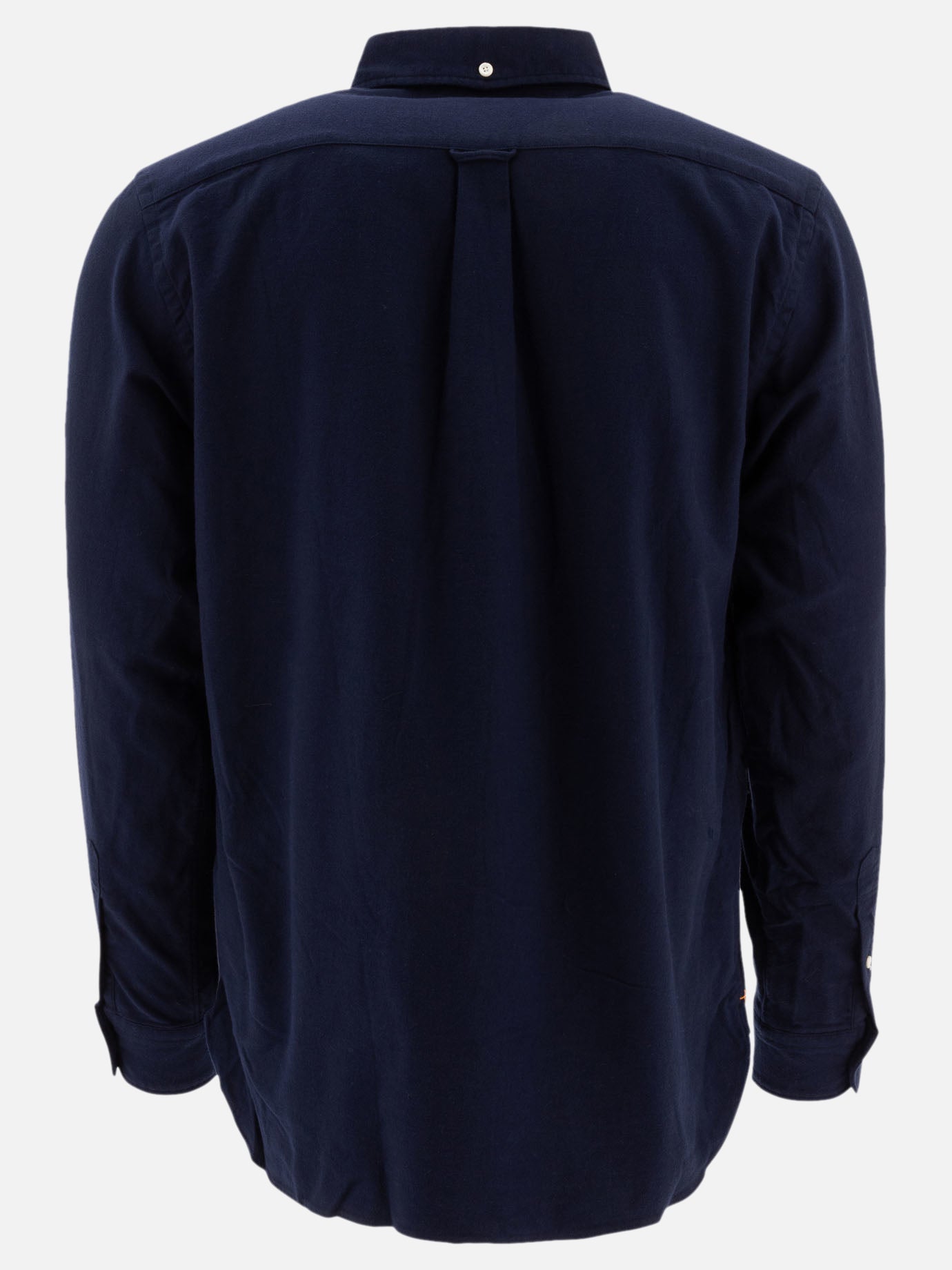 Beams Plus "BD Flannel Solid" Shirt Blue