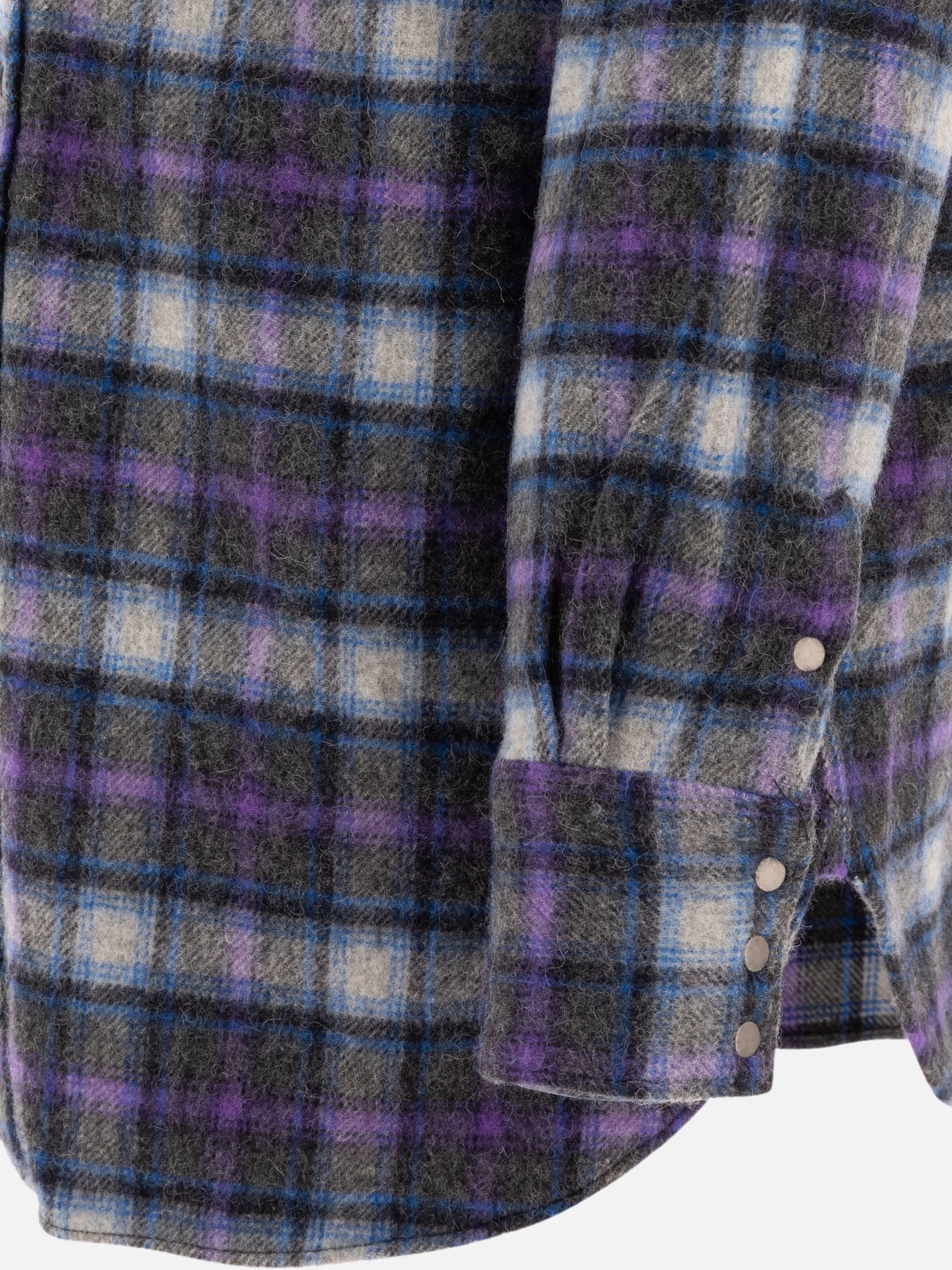 Beams Plus &quot;Western&quot; shirt 16290348_S Purple thumbnail_4