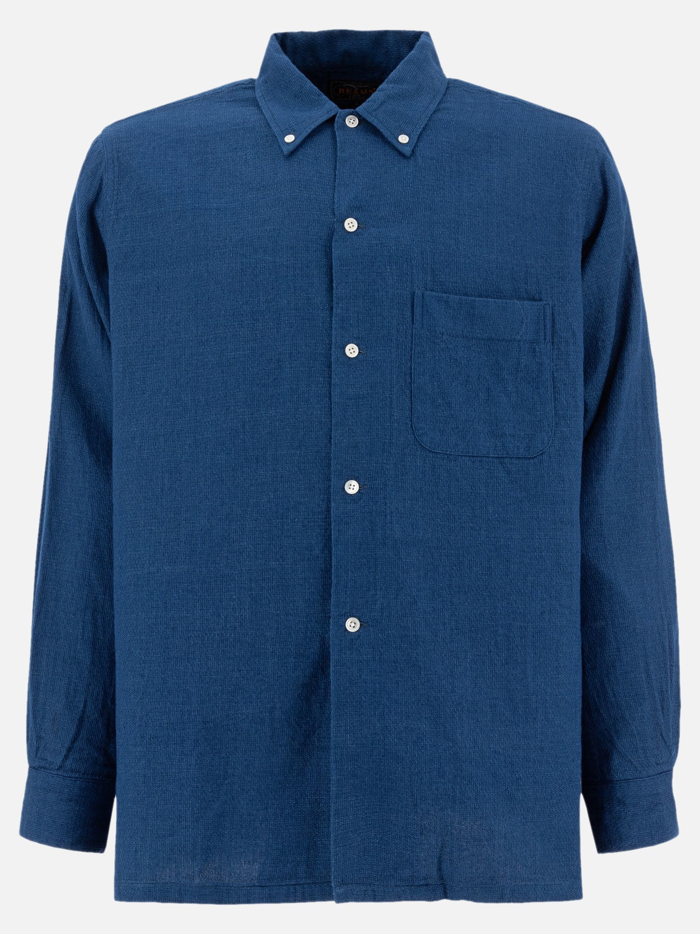 Beams Plus &quot;Panama&quot; Shirt 16008877_M Blue thumbnail_1