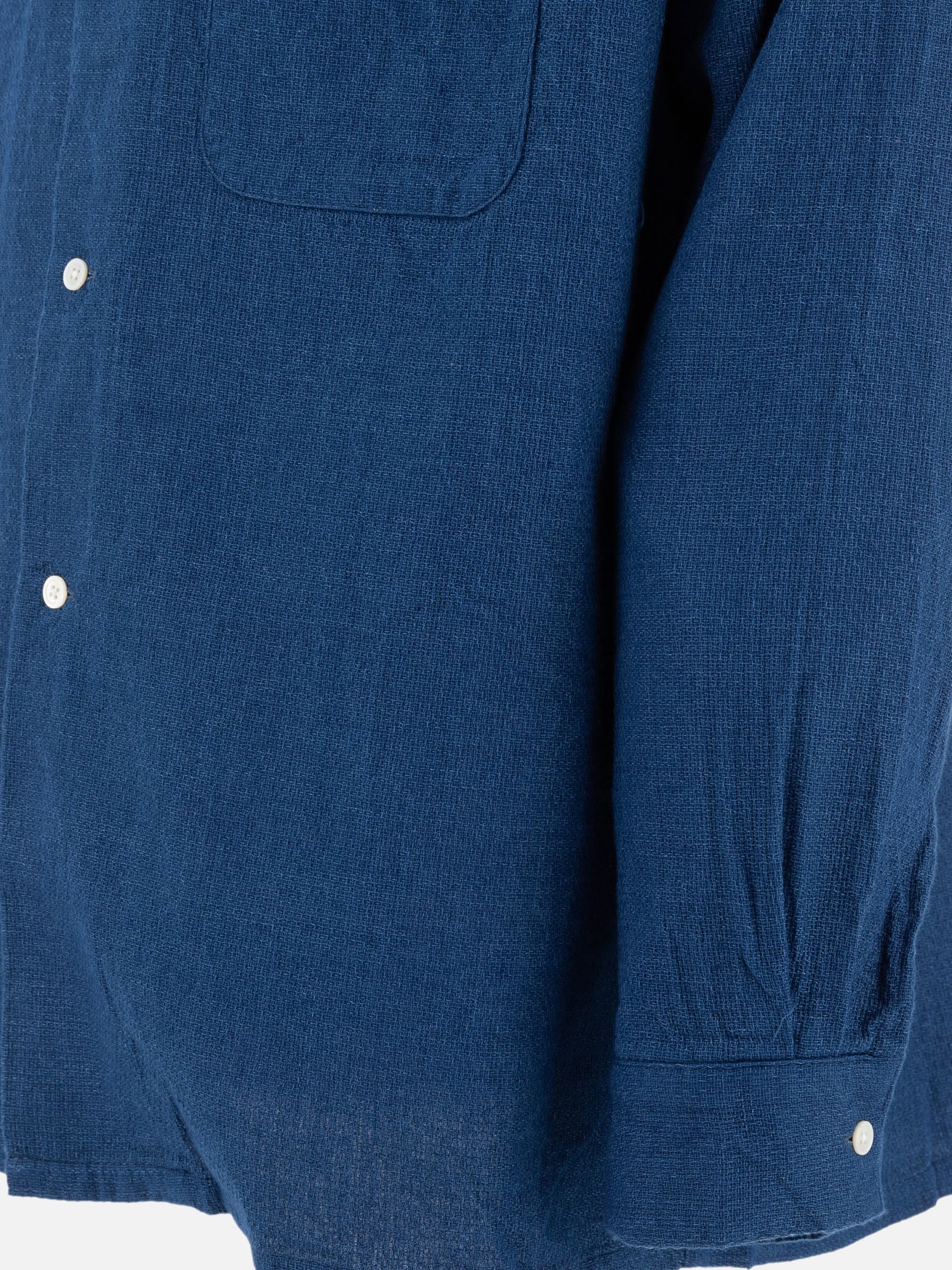 Beams Plus &quot;Panama&quot; Shirt 16008877_M Blue thumbnail_4