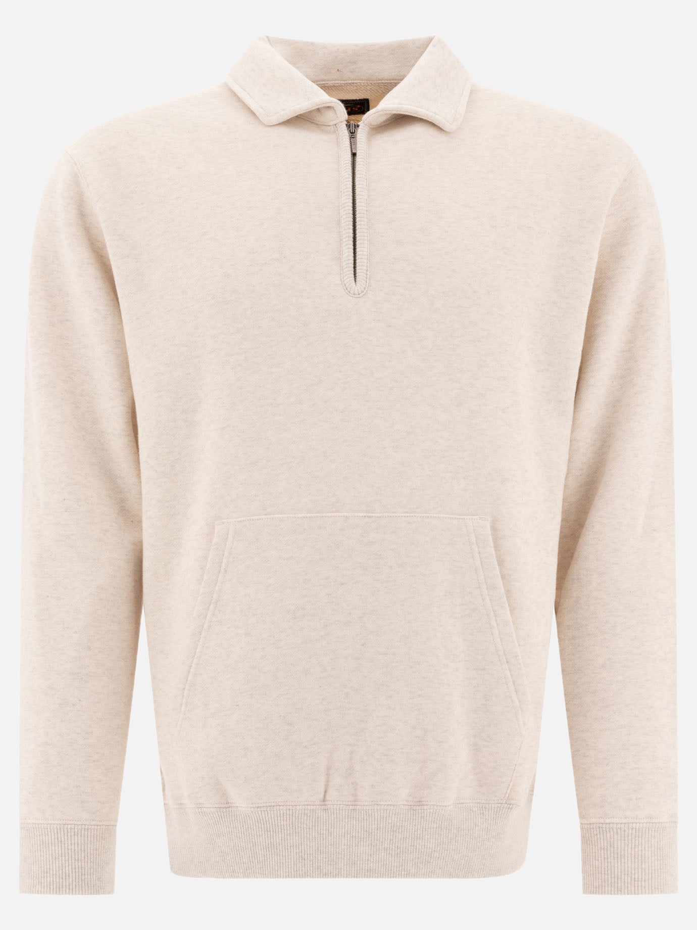 Beams Plus Half zipper sweatshirt Grey