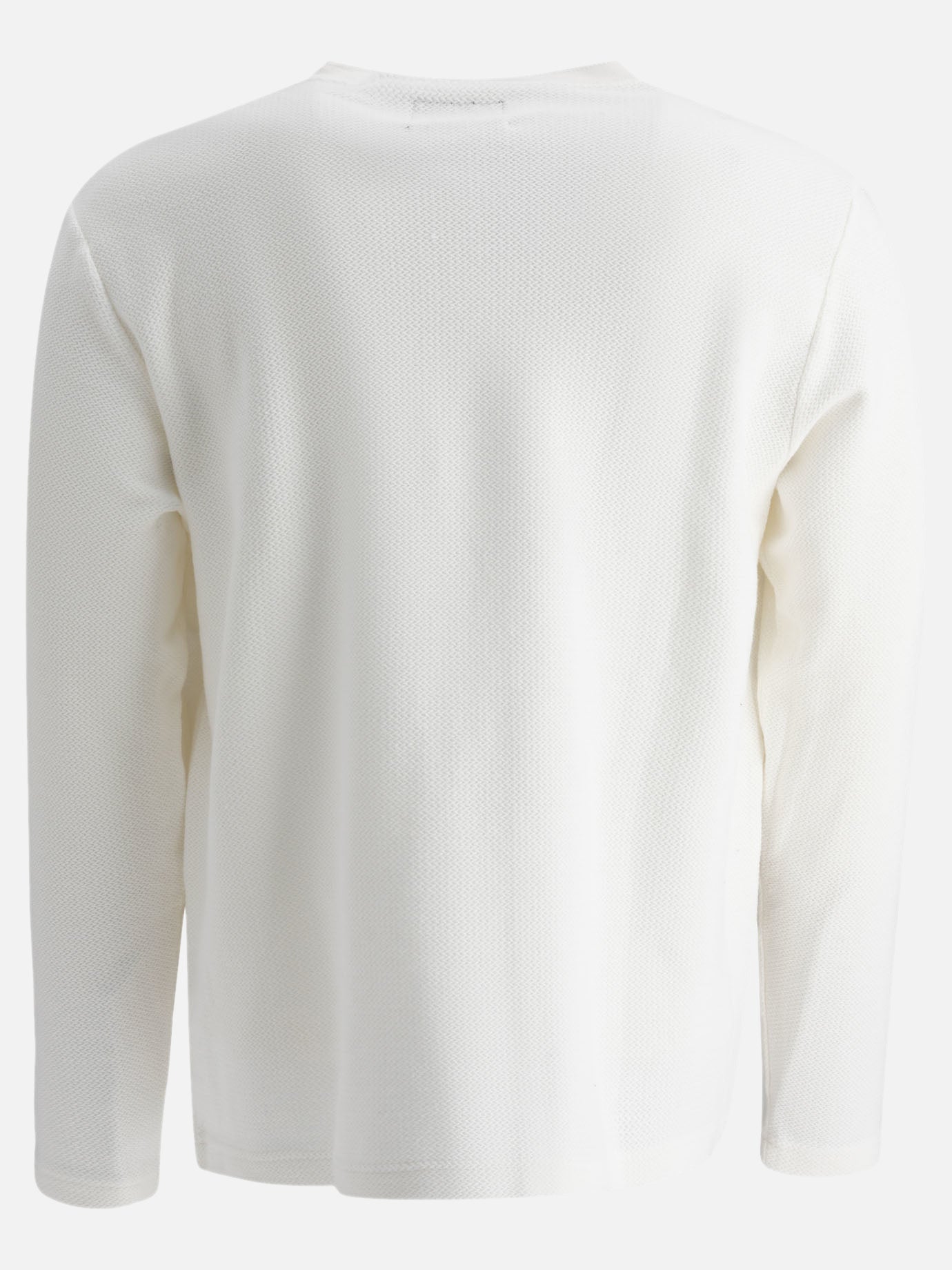 Beams Plus T-shirt with Henley collar White