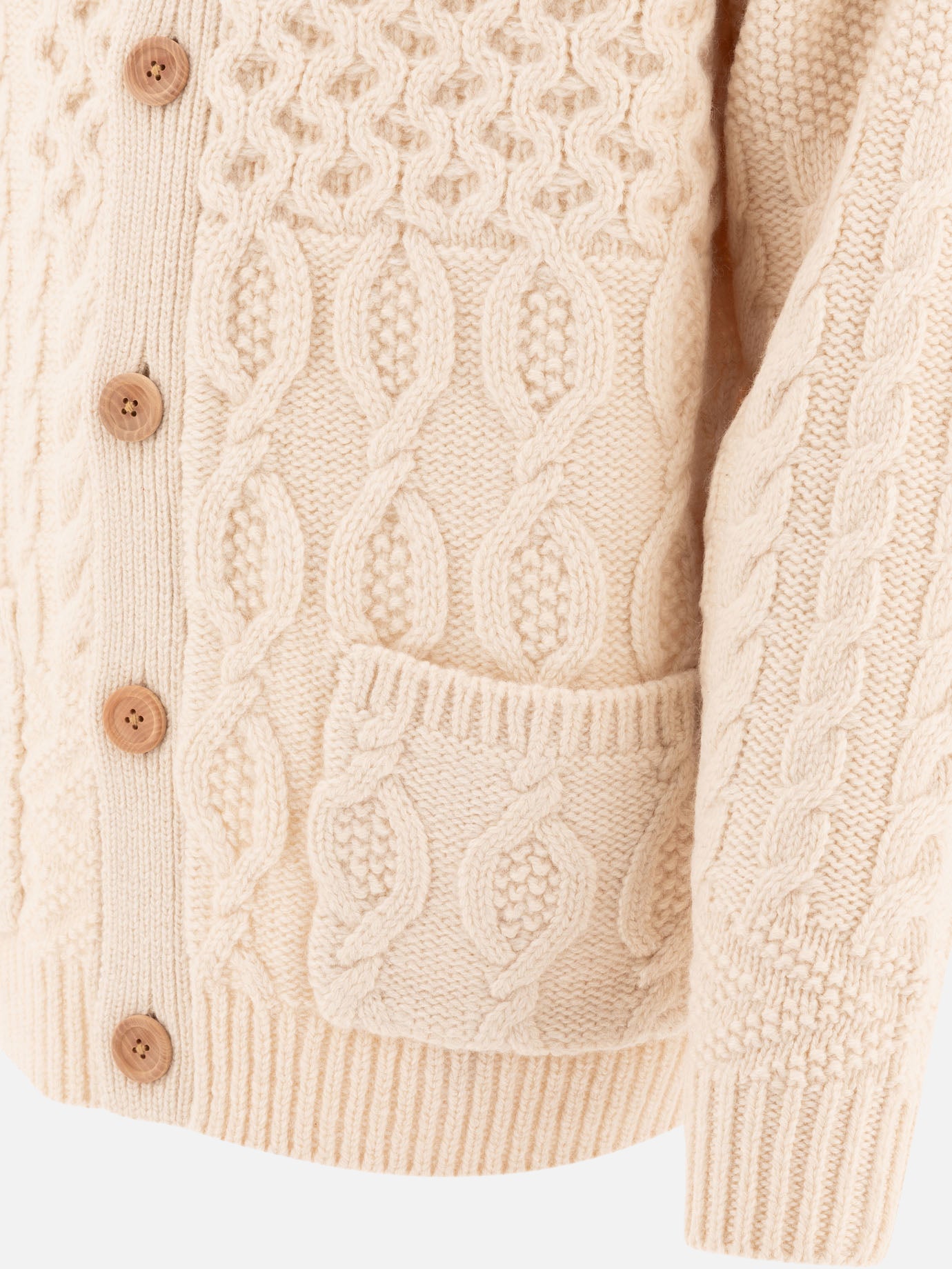 Beams Plus "Alan" Cardigan Beige