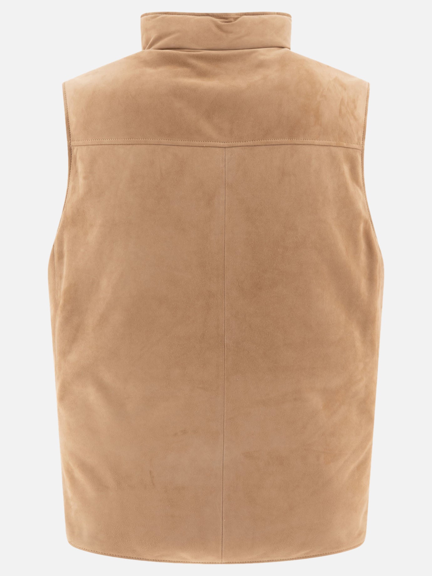 Vest jackets Solid colour  Beige - Brunello Cucinelli Men | PDP | VIETTI Online Store | Zoom-Modal_2
