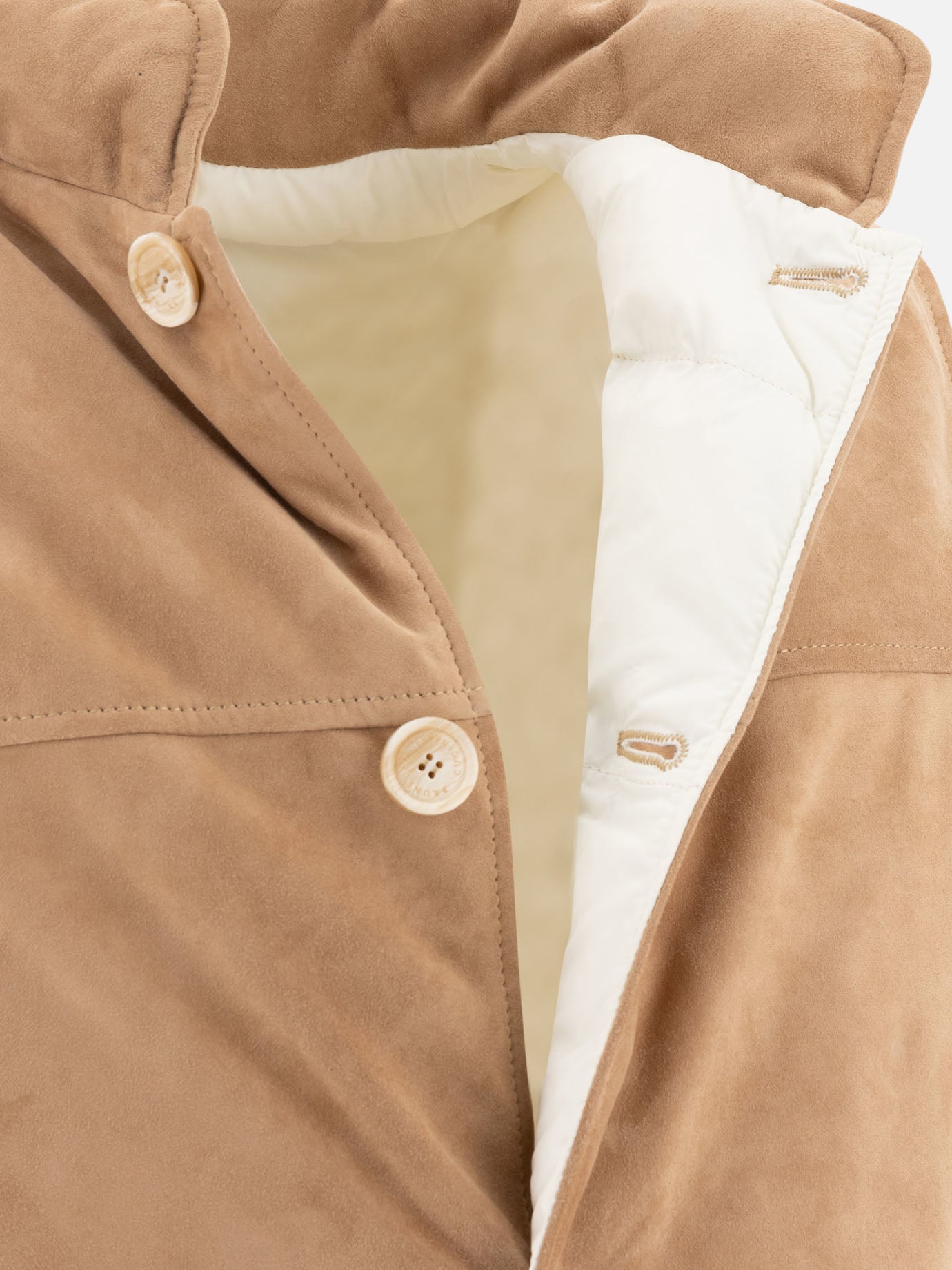 Vest jackets Solid colour  Beige - Brunello Cucinelli Men | PDP | VIETTI Online Store | thumbnail_4