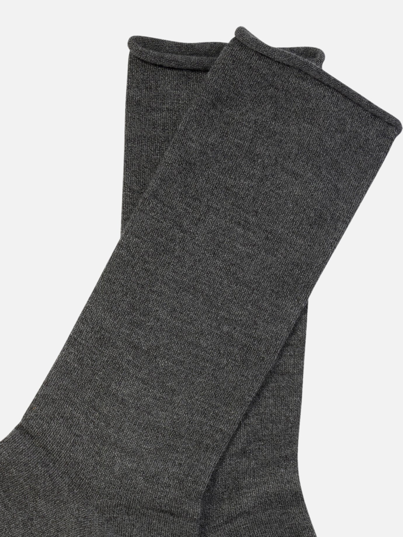 Stretch cashmere knit socks